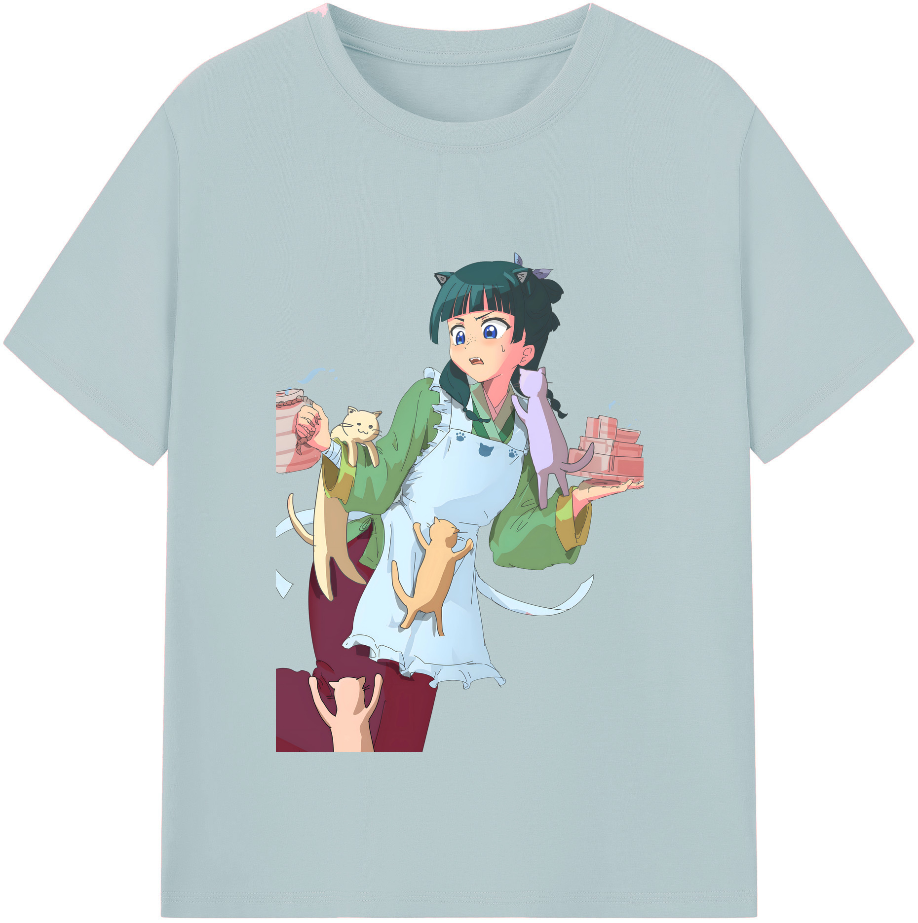 （画像用） 薬屋のひとりごと The Apothecary Diaries 綿100％半袖Tシャツ（フロントプリント）